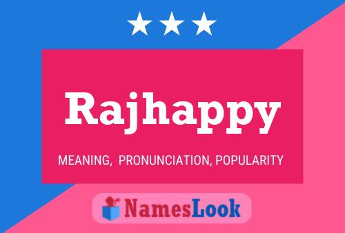 ملصق اسم Rajhappy