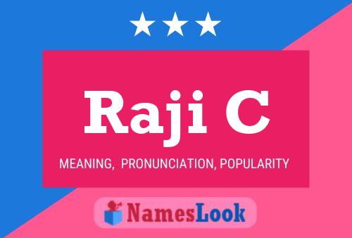 ملصق اسم Raji C