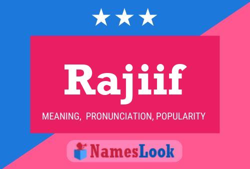 ملصق اسم Rajiif