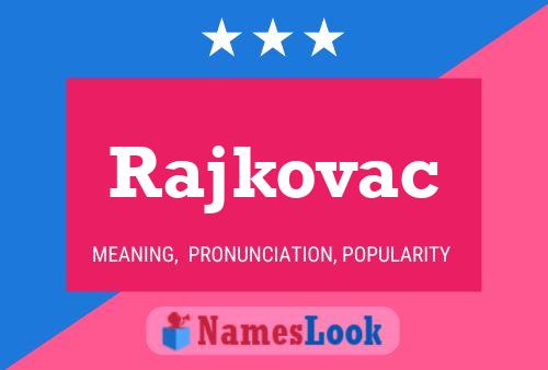 ملصق اسم Rajkovac