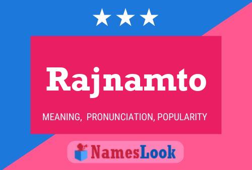 ملصق اسم Rajnamto