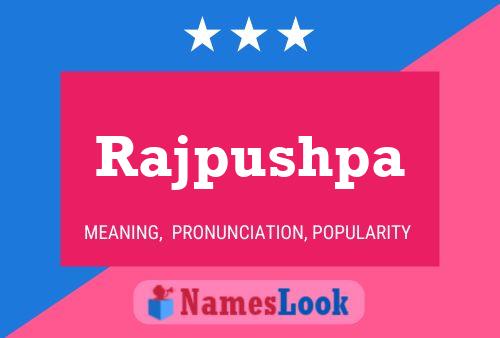 ملصق اسم Rajpushpa