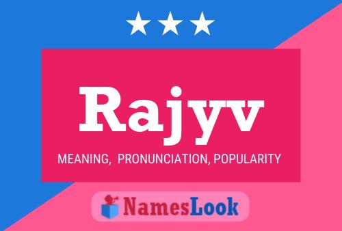 ملصق اسم Rajyv