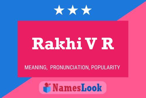 ملصق اسم Rakhi V R