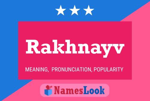 ملصق اسم Rakhnayv