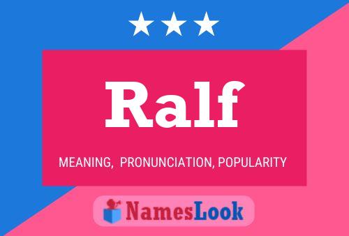 ملصق اسم Ralf