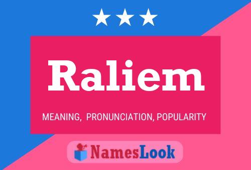 ملصق اسم Raliem