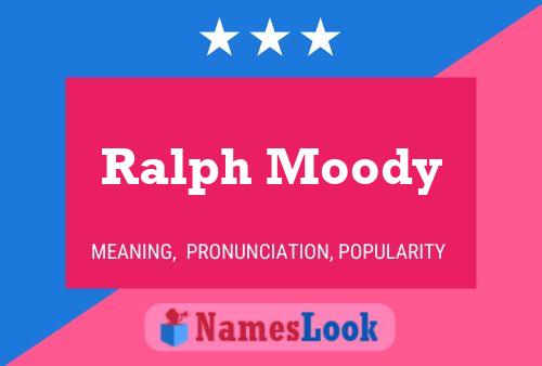 ملصق اسم Ralph Moody