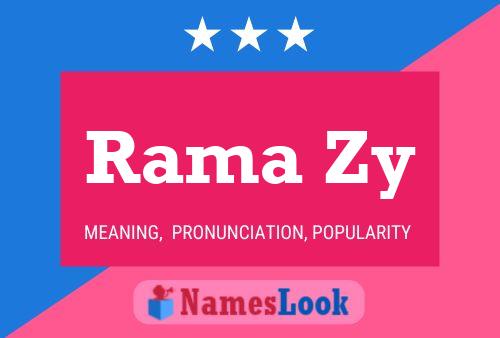 ملصق اسم Rama Zy