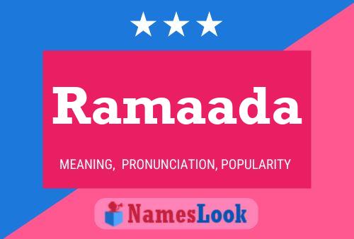 ملصق اسم Ramaada