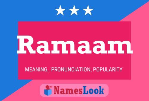 ملصق اسم Ramaam