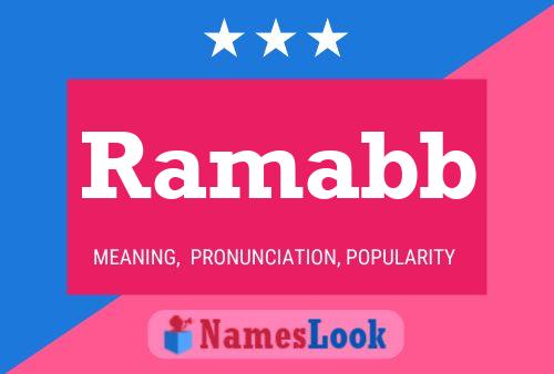 ملصق اسم Ramabb