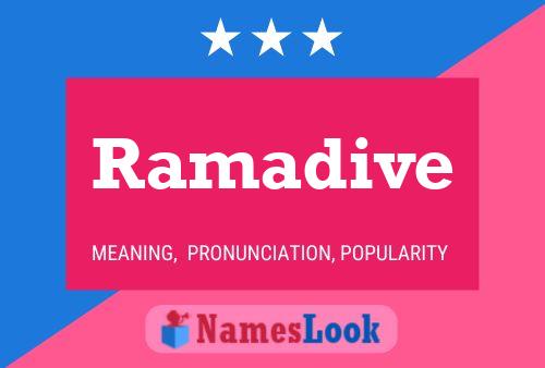 ملصق اسم Ramadive