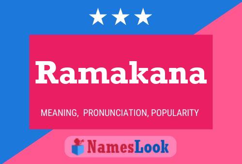 ملصق اسم Ramakana