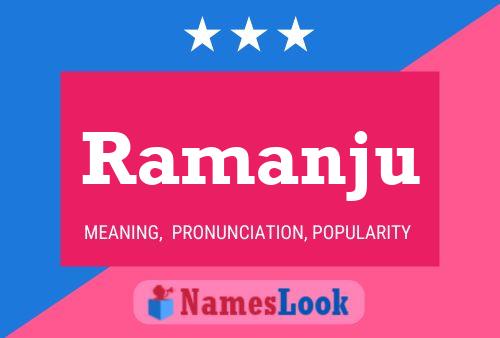 ملصق اسم Ramanju