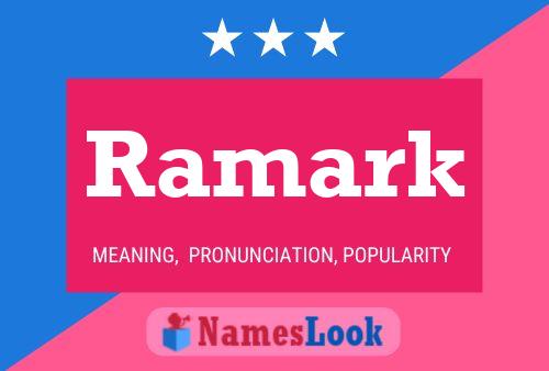 ملصق اسم Ramark