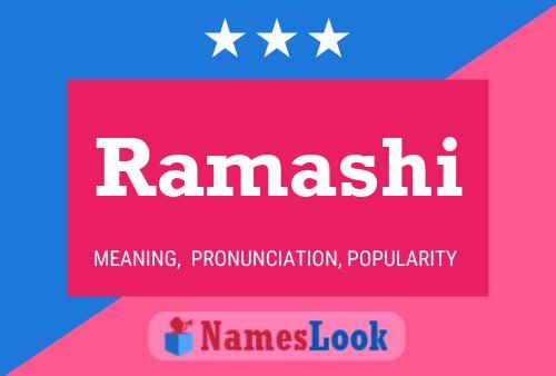 ملصق اسم Ramashi