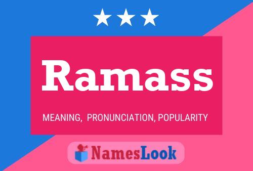 ملصق اسم Ramass