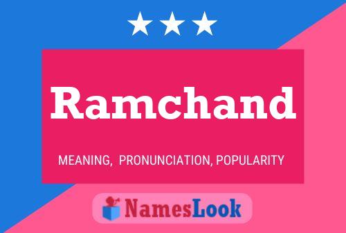 ملصق اسم Ramchand