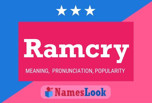 ملصق اسم Ramcry