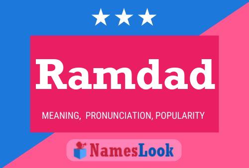 ملصق اسم Ramdad