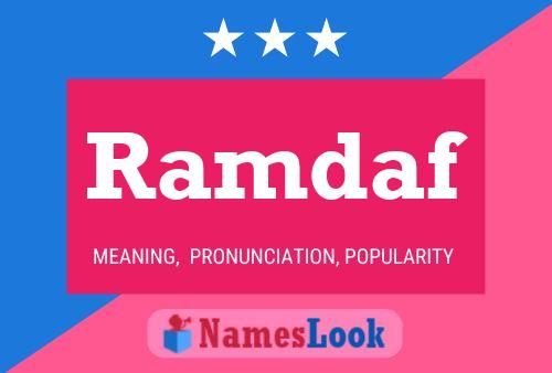 ملصق اسم Ramdaf