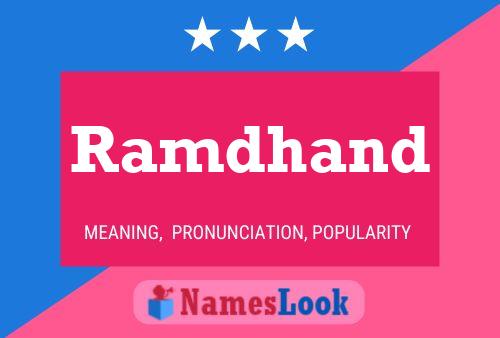 ملصق اسم Ramdhand