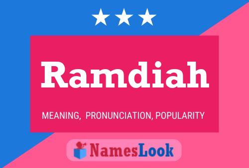 ملصق اسم Ramdiah