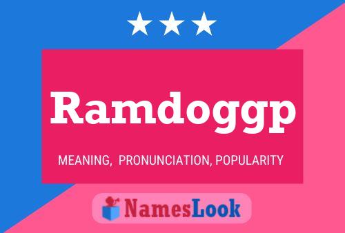 ملصق اسم Ramdoggp