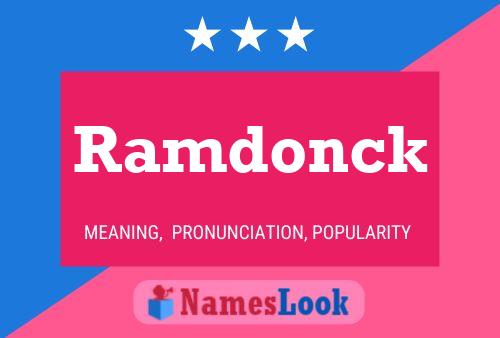 ملصق اسم Ramdonck