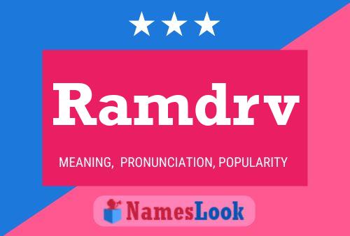 ملصق اسم Ramdrv