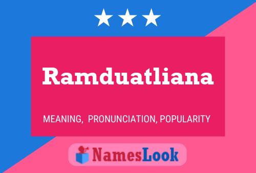 ملصق اسم Ramduatliana