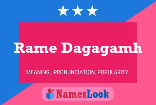 ملصق اسم Rame Dagagamh