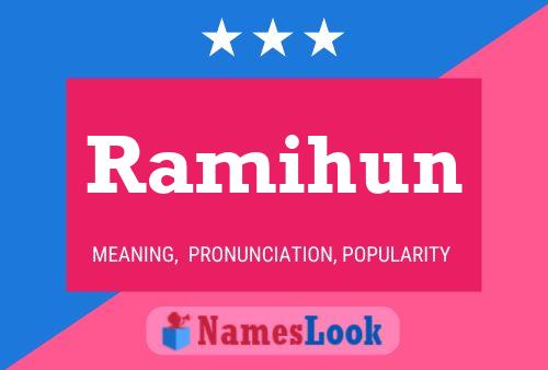 ملصق اسم Ramihun