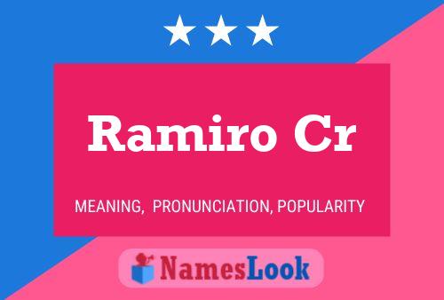 ملصق اسم Ramiro Cr