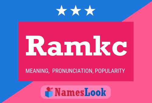 ملصق اسم Ramkc