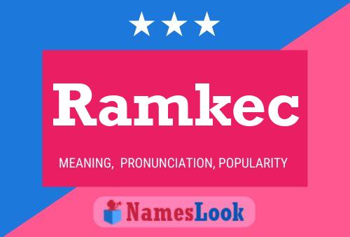 ملصق اسم Ramkec