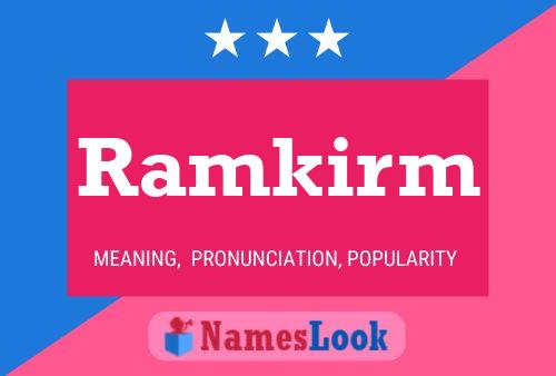 ملصق اسم Ramkirm