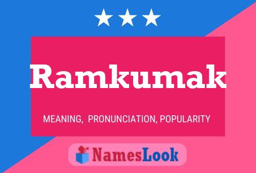 ملصق اسم Ramkumak