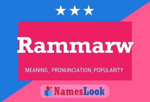 ملصق اسم Rammarw