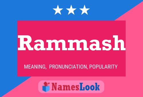 ملصق اسم Rammash