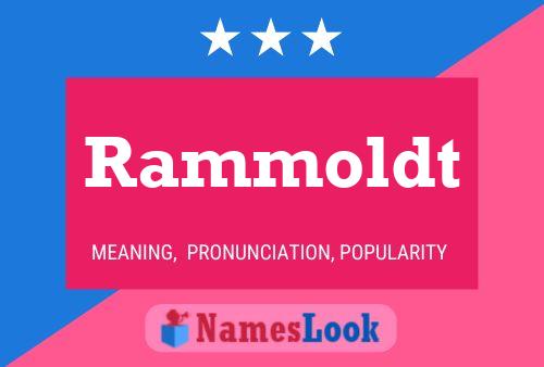 ملصق اسم Rammoldt