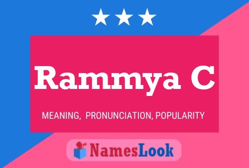 ملصق اسم Rammya C