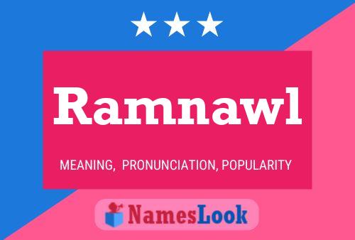 ملصق اسم Ramnawl