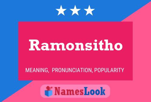 ملصق اسم Ramonsitho