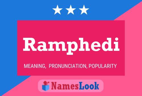 ملصق اسم Ramphedi