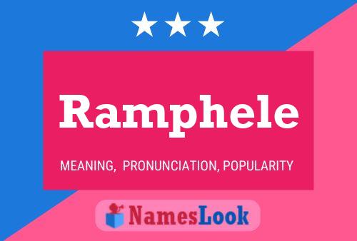 ملصق اسم Ramphele