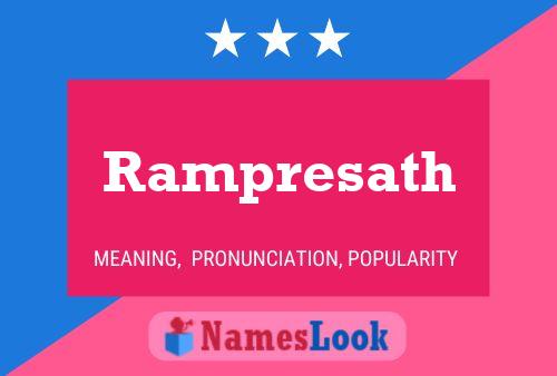 ملصق اسم Rampresath