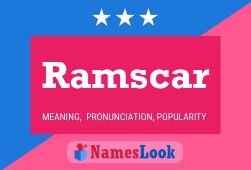 ملصق اسم Ramscar