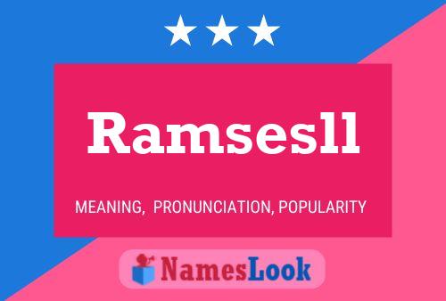 ملصق اسم Ramsesll